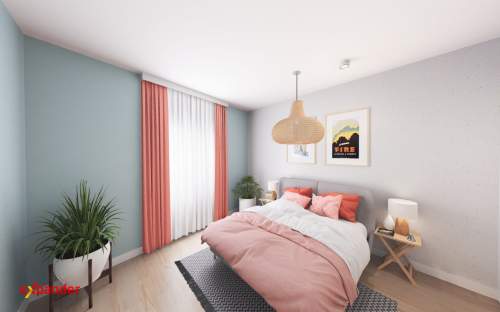 Gotowe do odbioru 3 Pokoje z widokiem na zieleń, balkon