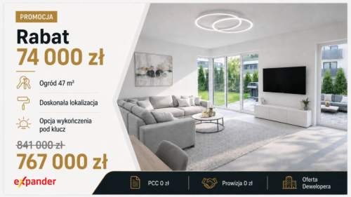 3 pokoje Gotowe Blisko komunikacji Duży Ogród