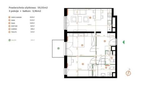 Nowe 3 pokoje oddz. toaleta balkon garaż Zabłocie