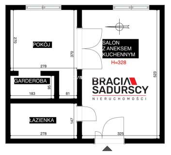 Dwupokojowy apartament z historycznym charakterem