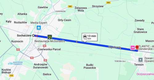 Teresin, MPZP P/U, od 2 do 35 ha