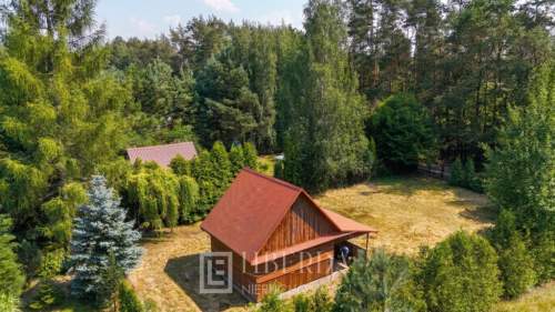 Działka rekreacyjna z domkiem - 595m2 - Krasne