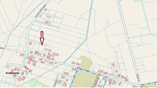 Działka budowlana 12a - Lisowice, ul. Andrzejowa