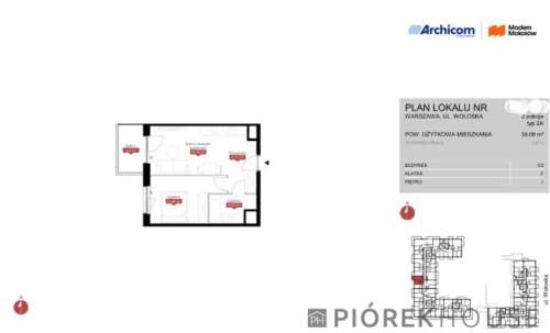 2-pokojowe mieszkanie na Mokotowie
