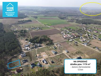 Warszkowo Działka przy lesie 1176 m
