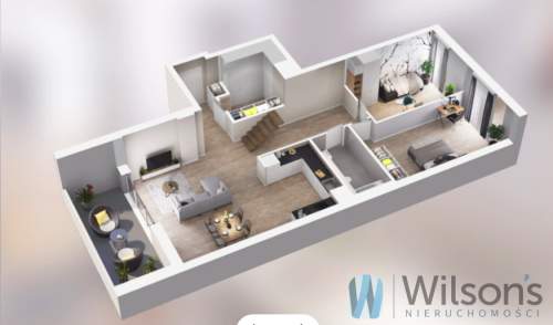 Mieszkanie 179,39 m2, balkon 12,47 m2 Ursus