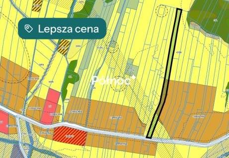 Kobyle duża działka budowlano-rolna o pow.1,10ha