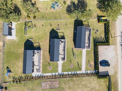 Wynki 3 domki z działką Sauna 