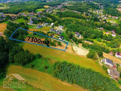 Działka 7300 m Mszana 5 minut A1- Zapraszam