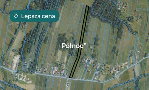 Kobyle duża działka budowlano-rolna o pow.1,10ha