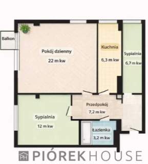 3-pokojowe mieszkanie na Woli