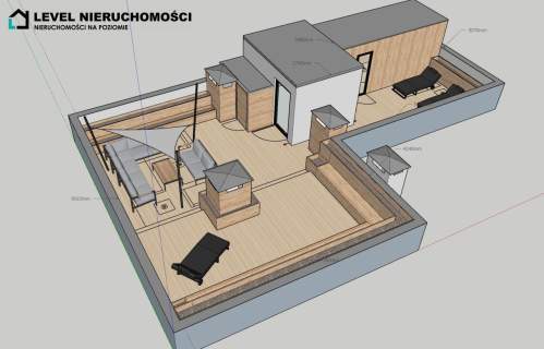 Dwupoziomowy apartament z tarasem