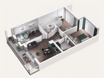 Apartament 74,59 m2 ul. Sandomierska