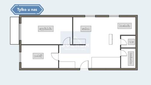 Tysiąclecie 3 pokoje - duży balkon 