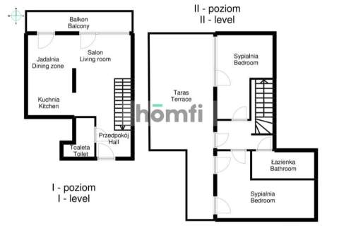 3 pokoje 85m2 z tarasem - Komorowice k/Wrocławia