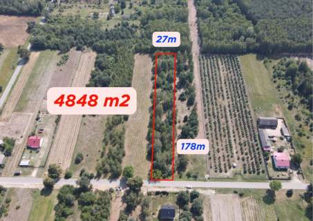 Dziecinów działka 4 848 m