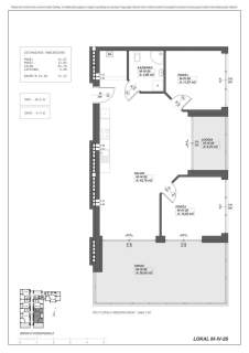 Trzypokojowy Apartament z Tarasem 30 m2, Mielno