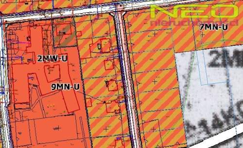 Działka budowlana z mediami - Centrum Miedźna