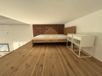 Loftowy apartament centrum parking antresola