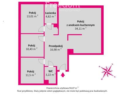 Mieszkanie z 2 miejscami w hali i komórką w cenie 