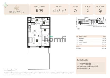 MIESZKANIE B29 - DĘBOWA 45 KATOWICE