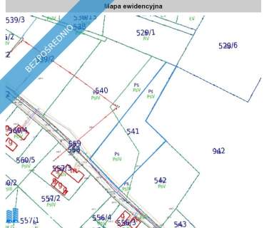 Działka 4295 m   złożony wniosek o WZ na dwa domy