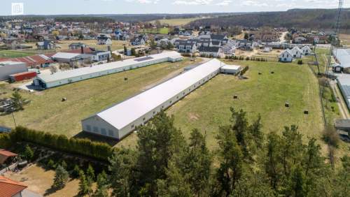 Działka prod-usług 1,48 ha plus hala 1250 m2
