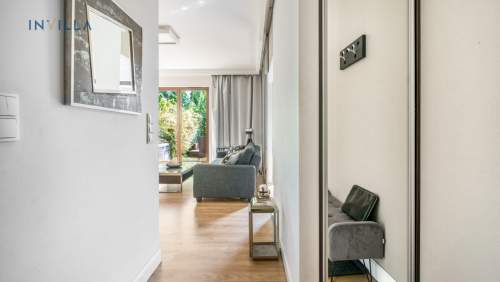 Komfortowy apartament z ogródkiem 800 m od plaży 