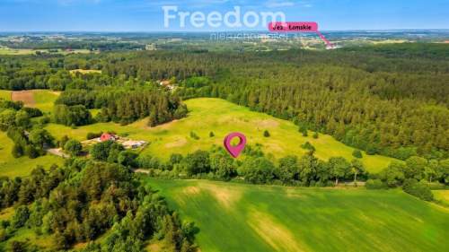 Malownicza działka 3026 m las i jezioro