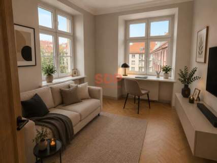 Apartament z wydzieloną sypialnią Cenrum miasta Kamienica z w