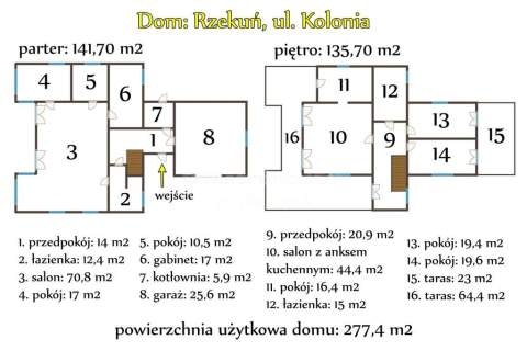 Nowoczesny dom w Rzekuniu z opcją na biznes