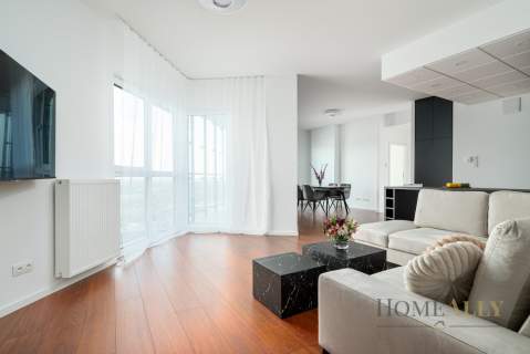 Nowy urządzony apartament 100m2 -widok -duża logia