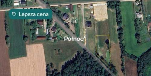 Działka ze stawem 2412 m Aleksandrów