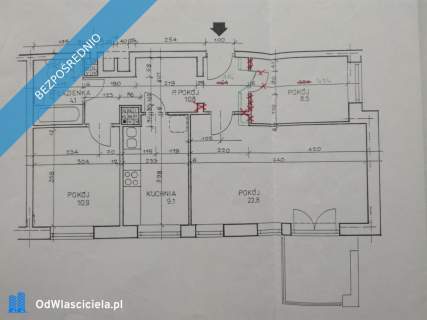 Komfortowe, świetnie skomunikowane 3-pok. mieszkanie 67 m2 z...