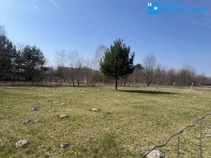 Działka 1199m2 dłuższym bokiem do drogi
