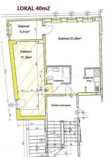 Biuro do wynajęcia, 40 m2, Piaseczno