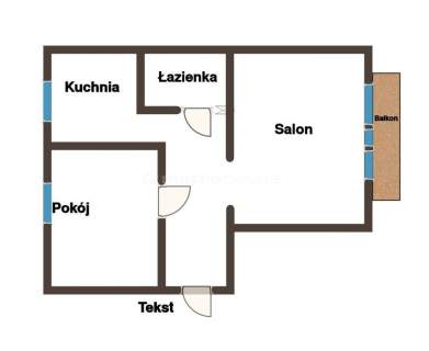 Mieszkanie na sprzedaż, 50 m2, Pabianice