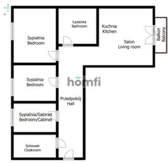 4-pokojowe mieszkanie z balkonem i garażem - Kliny