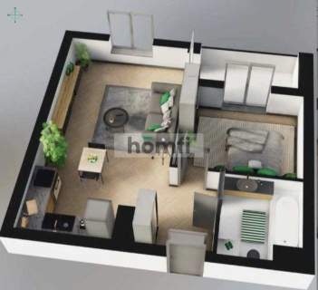 Wynajem 2 pokoje Łódź centrum loggia 43 m 
