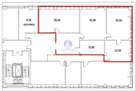 Mokotów lokal biurowy 194,16 m2 na wynajem
