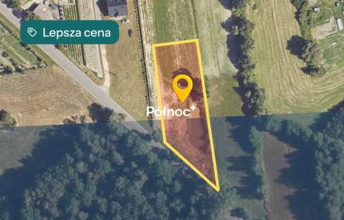 Działka ze stawem 2412 m Aleksandrów