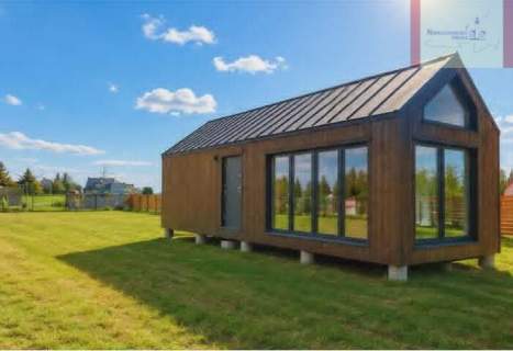 GNIEŻDŻEWO -Działka 800 m2 z domkiem mobilnym media
