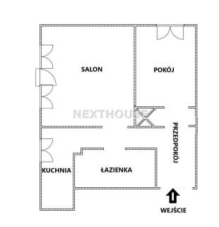 2 pokoje 47,9 m2 - Bytom Miechowice