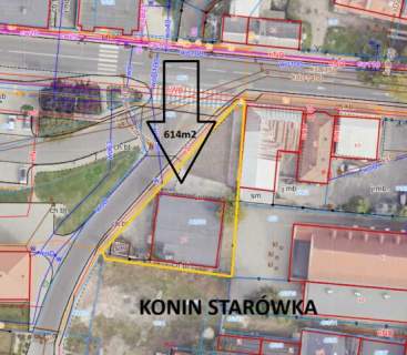 Atrakcyjna działka w centrum Konina 614m2 - Starówka