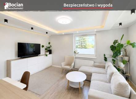 Duże, słoneczne mieszkanie z ogrodem 