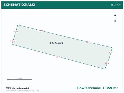 Działka 1359 m , Łaziska Górne, Brada, dojazd asfa