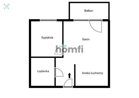 2 pokoje mieszkanie na nowym osiedlu, umeblowane