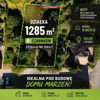 Działka budowlana na sprzedaż, 1285 m2, Czarnków