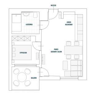 Dwupokojowy apartament w Kołobrzegu 200 m od morza