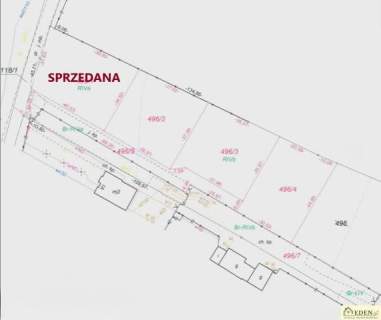 Sprzedam 3 działki budowlane w Jeziorach k. Łukowa